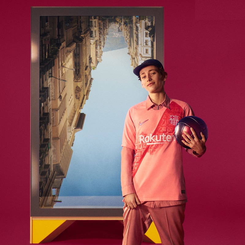 Barcelona 2018-19 sekundowy wyjazd z koszulki